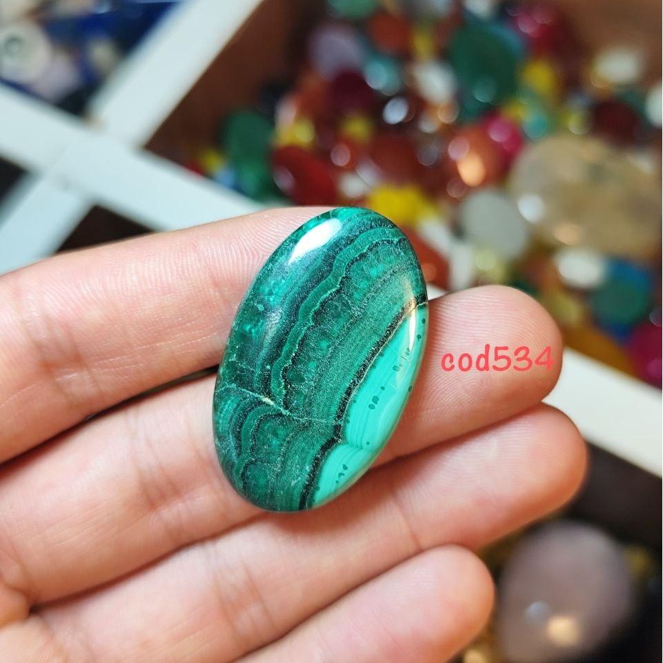 نگین مالاکیت خوش طرح