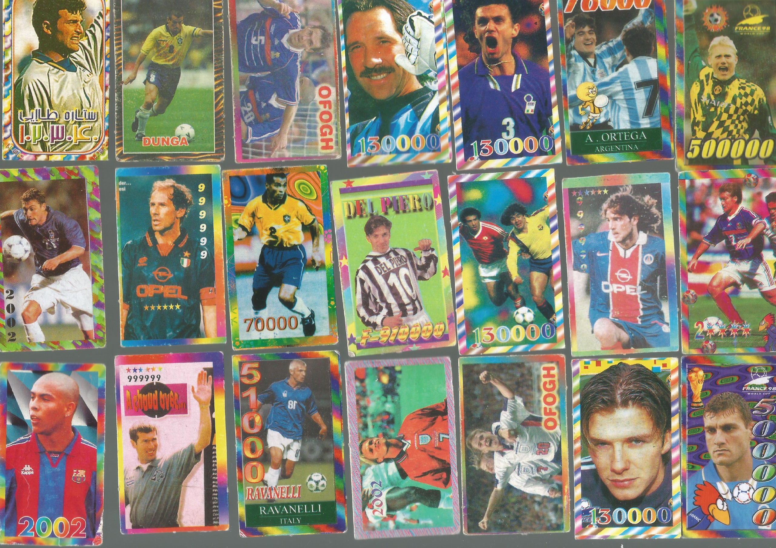 42 عدد کارت بازی فوتبالی (کد F10)