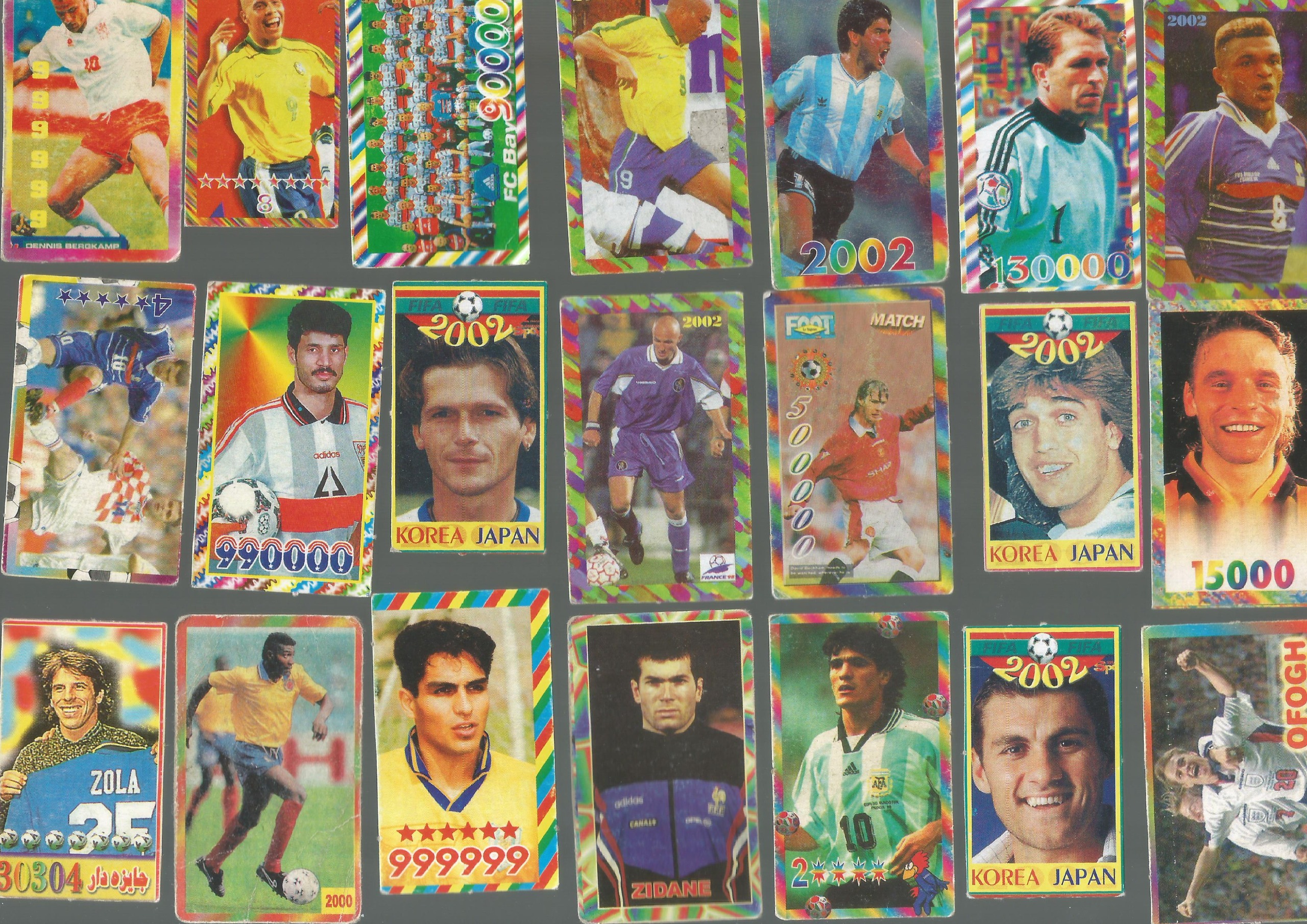 42 عدد کارت بازی فوتبالی (کد H1)