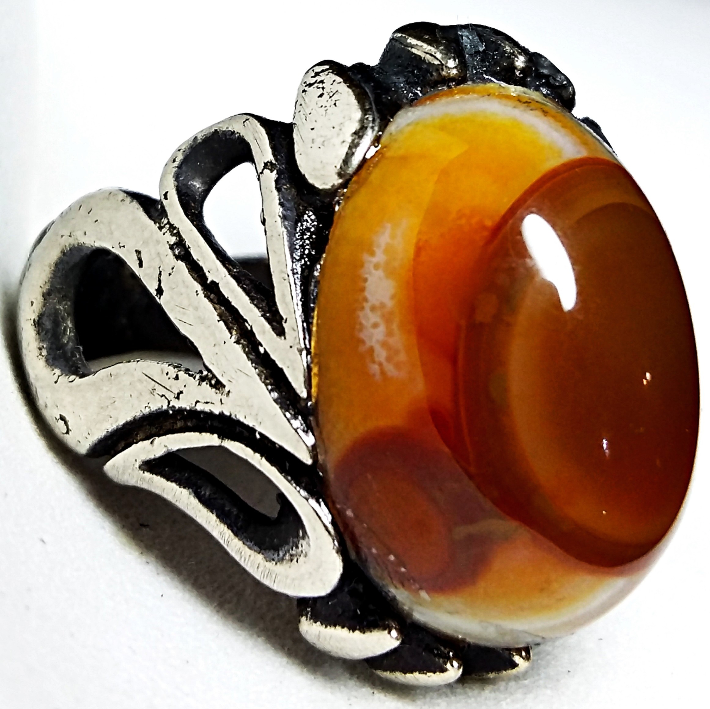 انگشتر اصیل حجرالعین چشم اعظم آماده بنام شدن