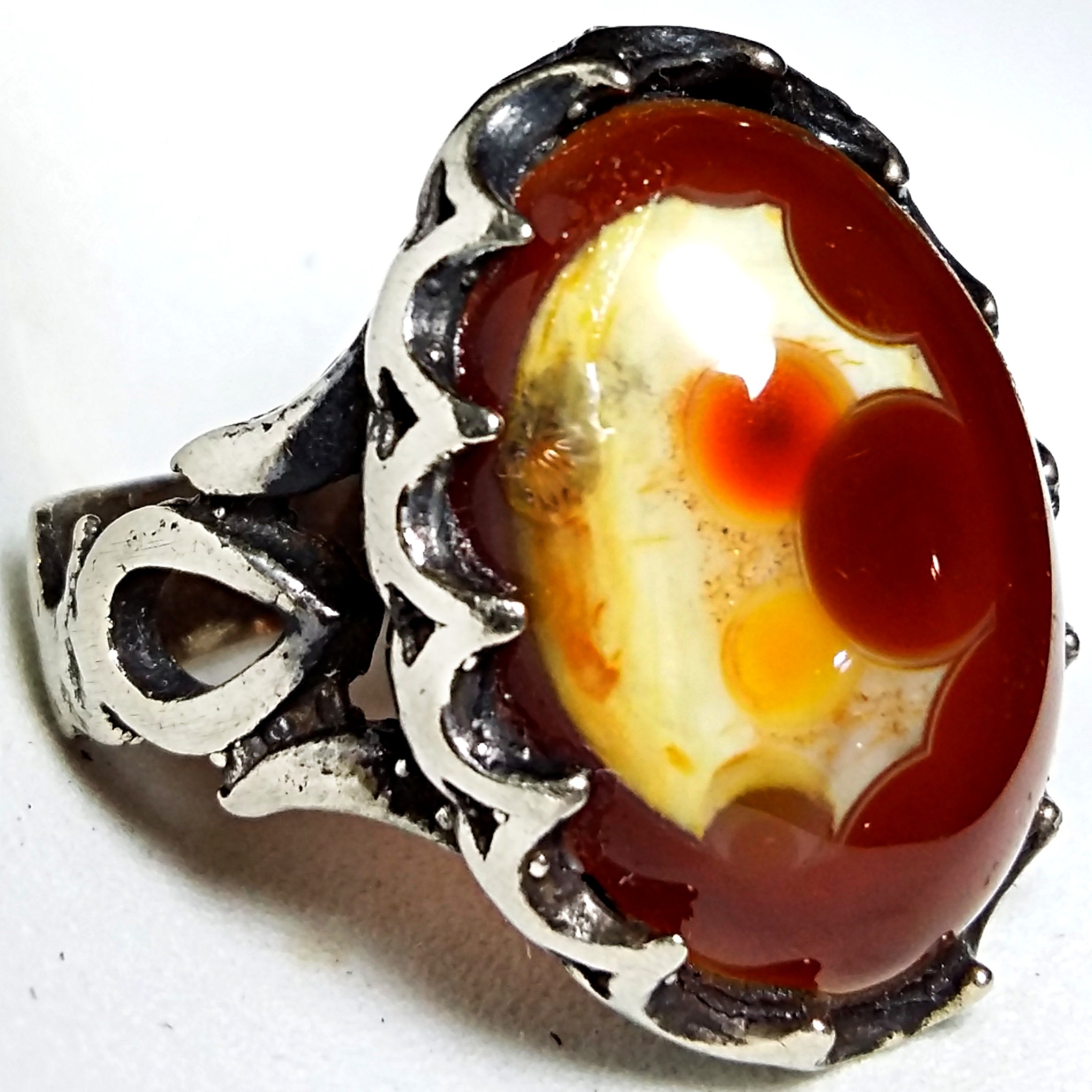 انگشتر کم نظیر حجرالعین تک چشم خونبند رحمانی