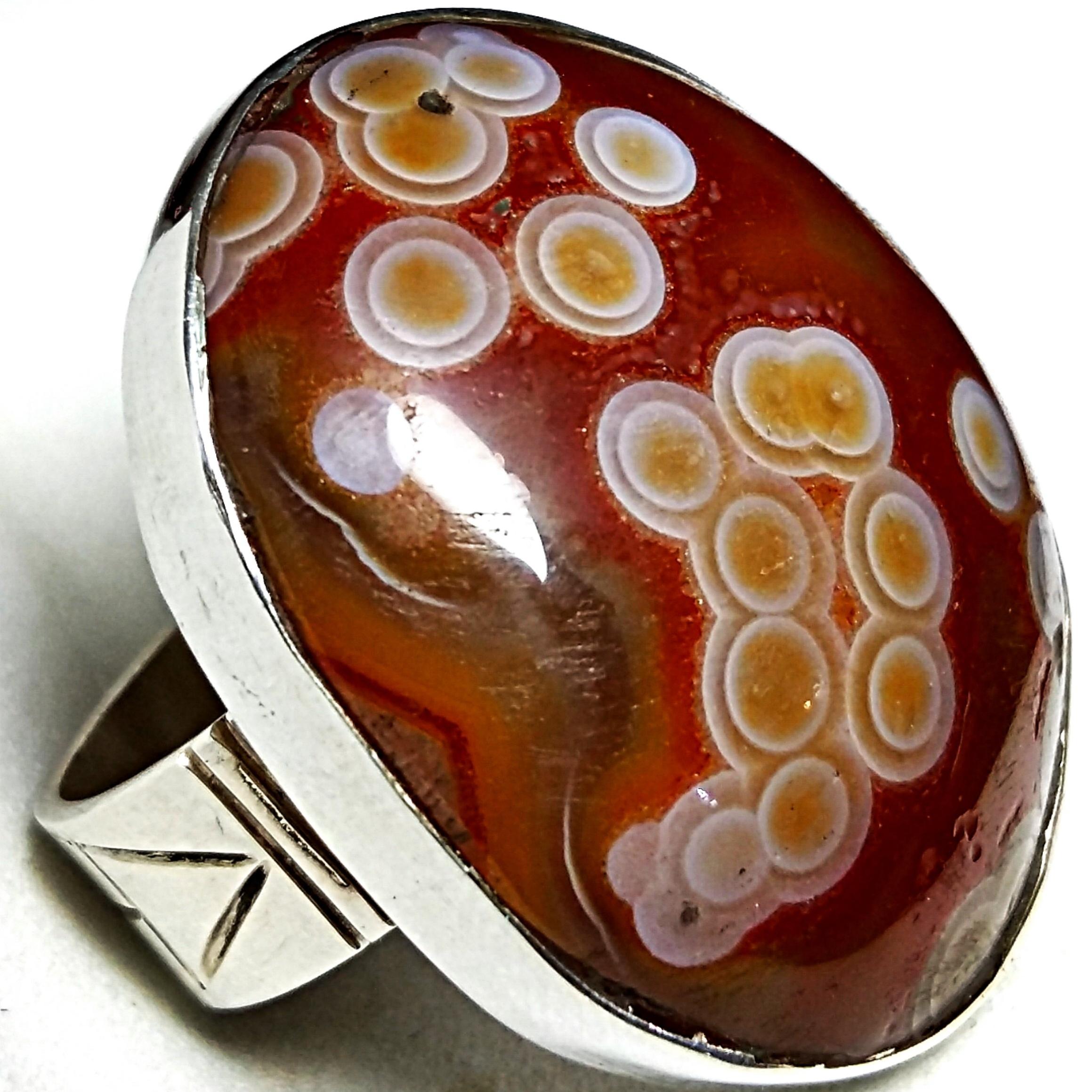 انگشتر نقره 925 دستساز حجرالعین لامه کهنه یمنی