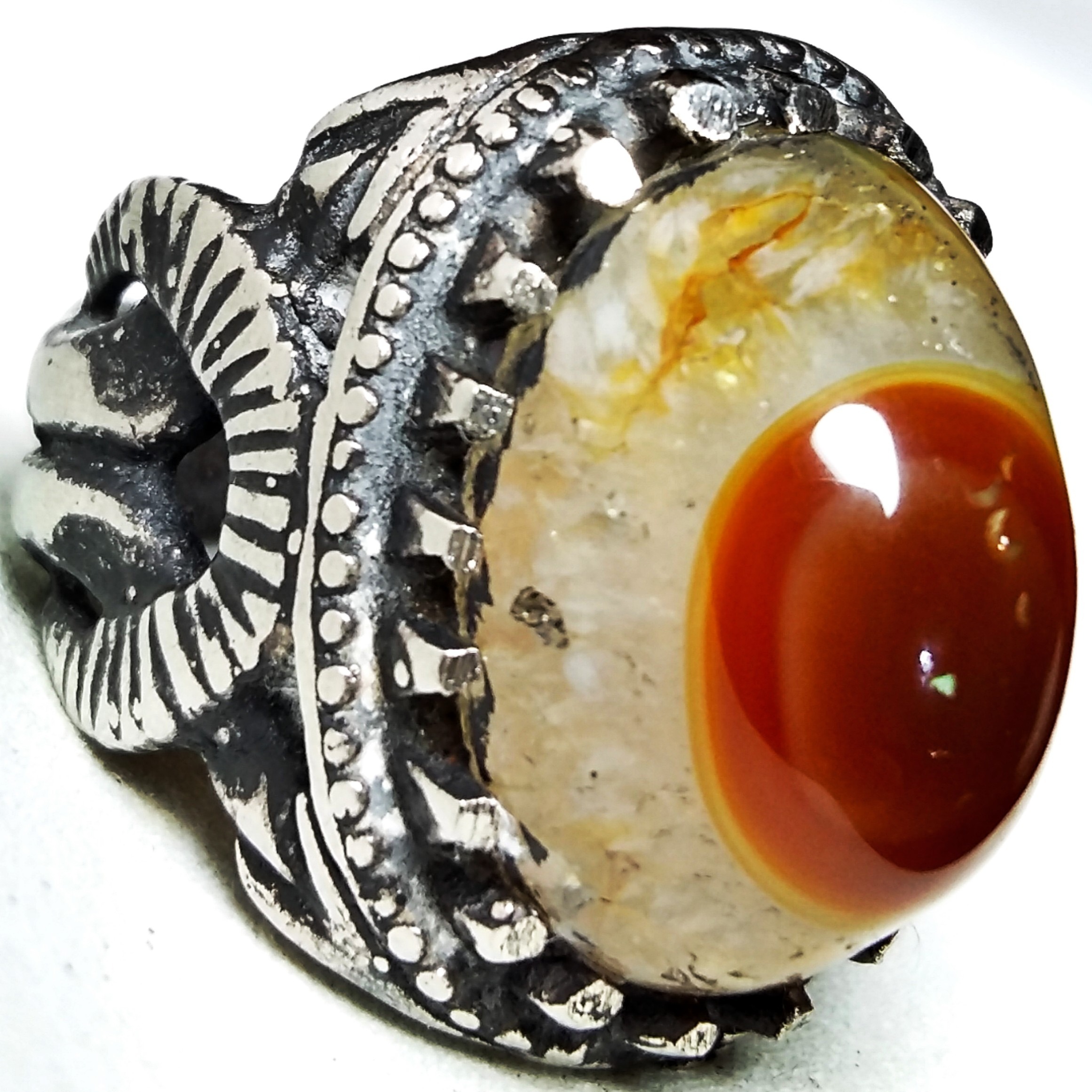 انگشتر عبدالرزاقی حجرالعین چشم خون آماده بنام شدن