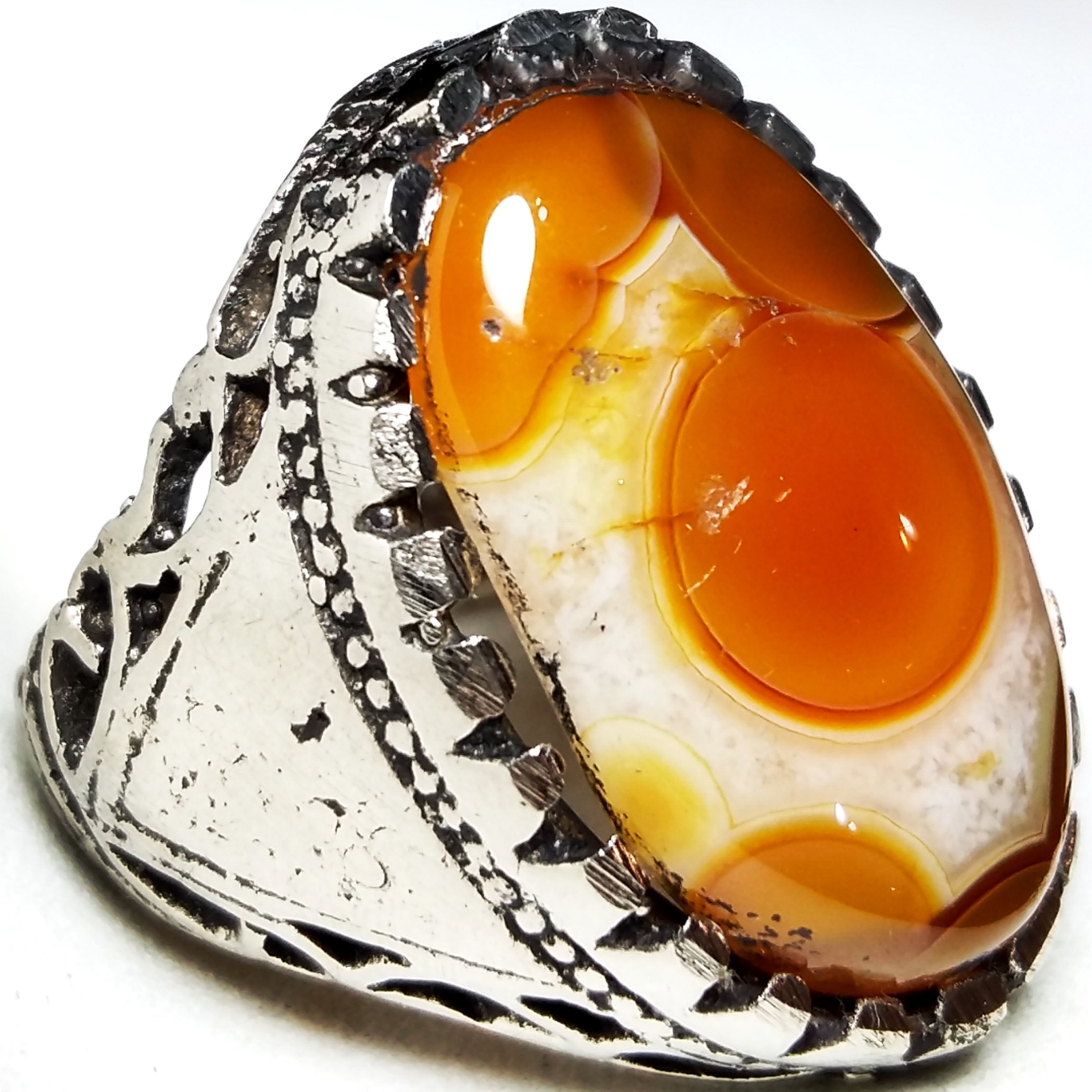 انگشتر اعجوبه حجرالعین چشم دار نایاب رحمانی