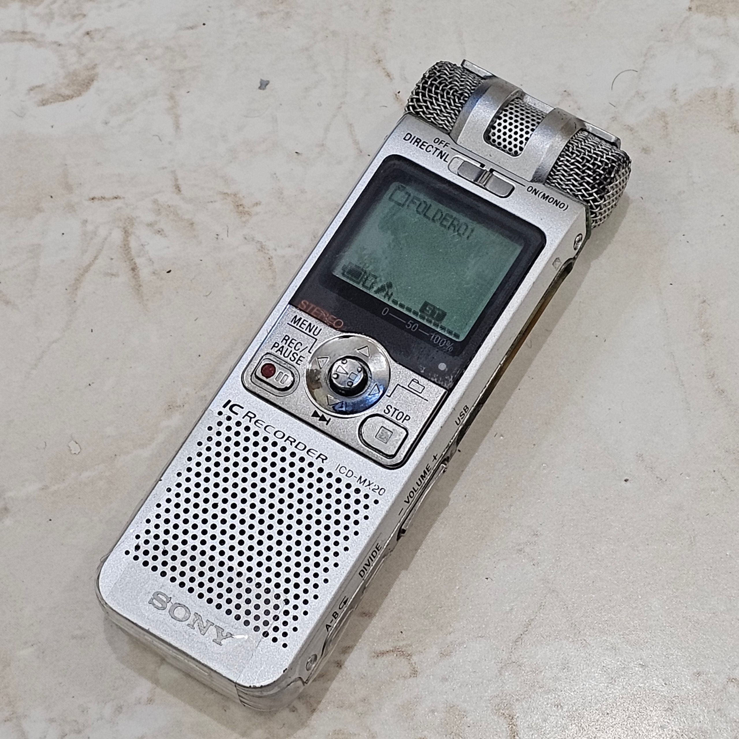 ضبط خبرنگاری سونی mx20