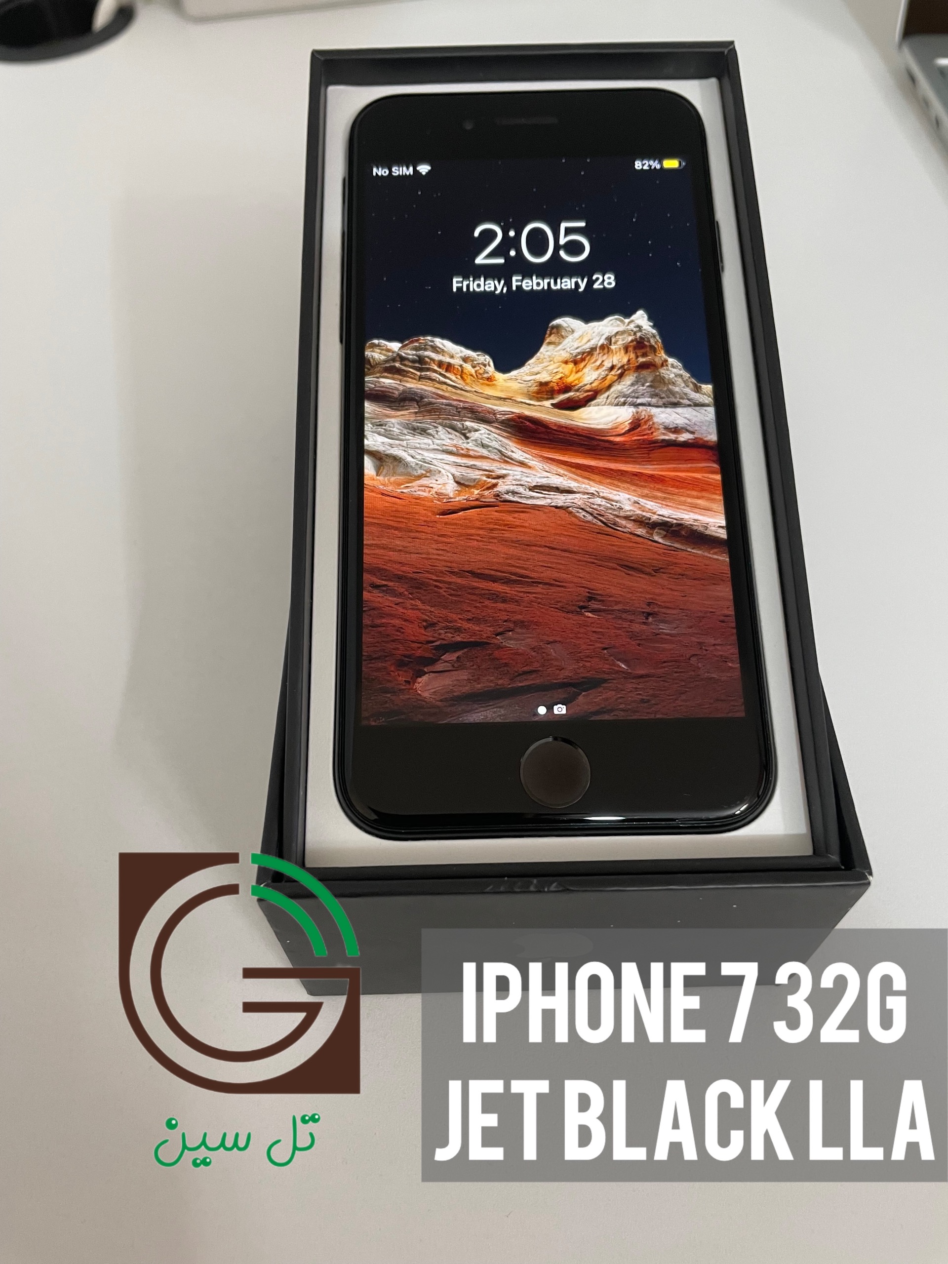 iPhone 7 32g LLA مشکی تک سیم