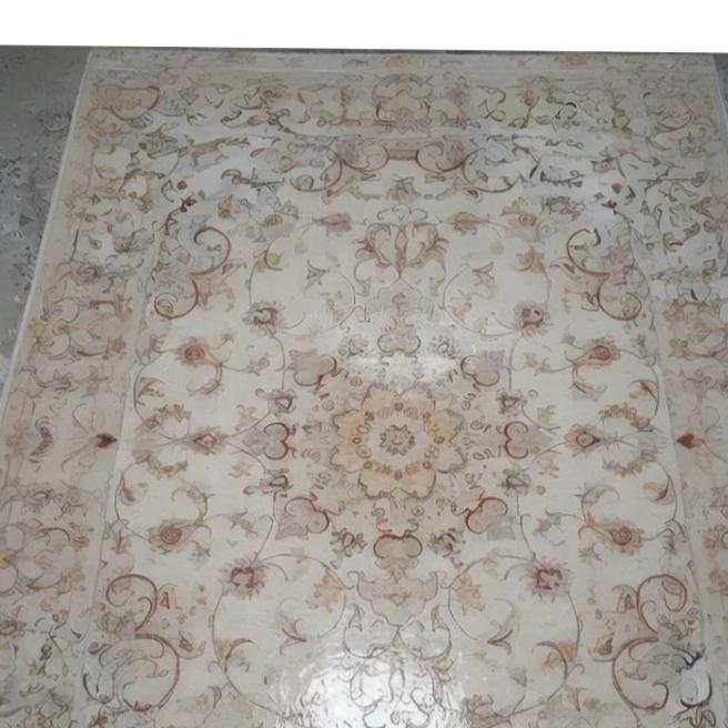 جفت قالیچه چله و گل ابریشم طرح علیا تبریز