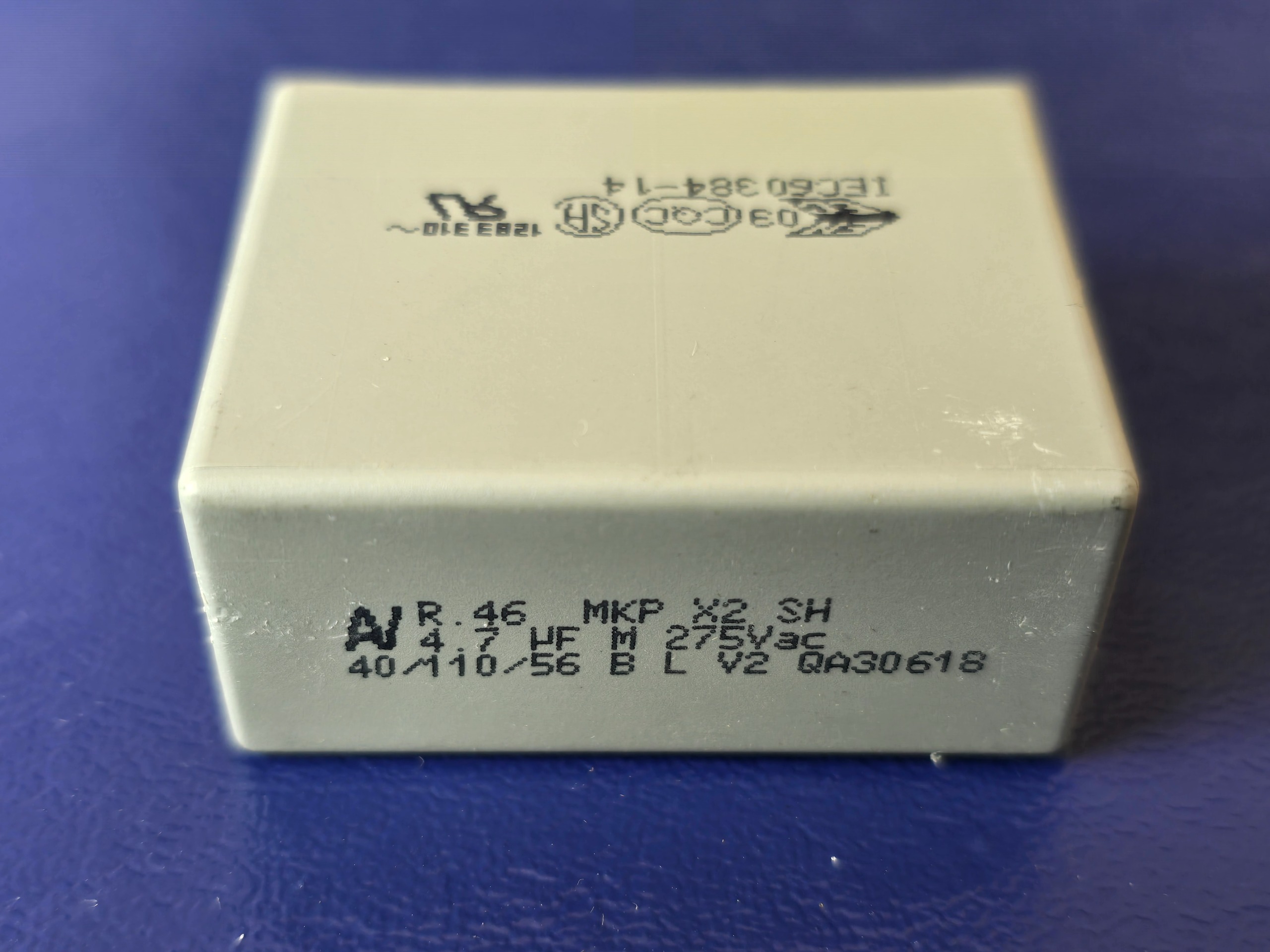 خازن پلی پروپیلن 4.7 میکرو فاراد 275 ولت ac