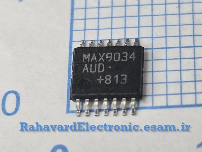 آی سی اورجینال MAX9034AUD MAX9034 TSSOP-14