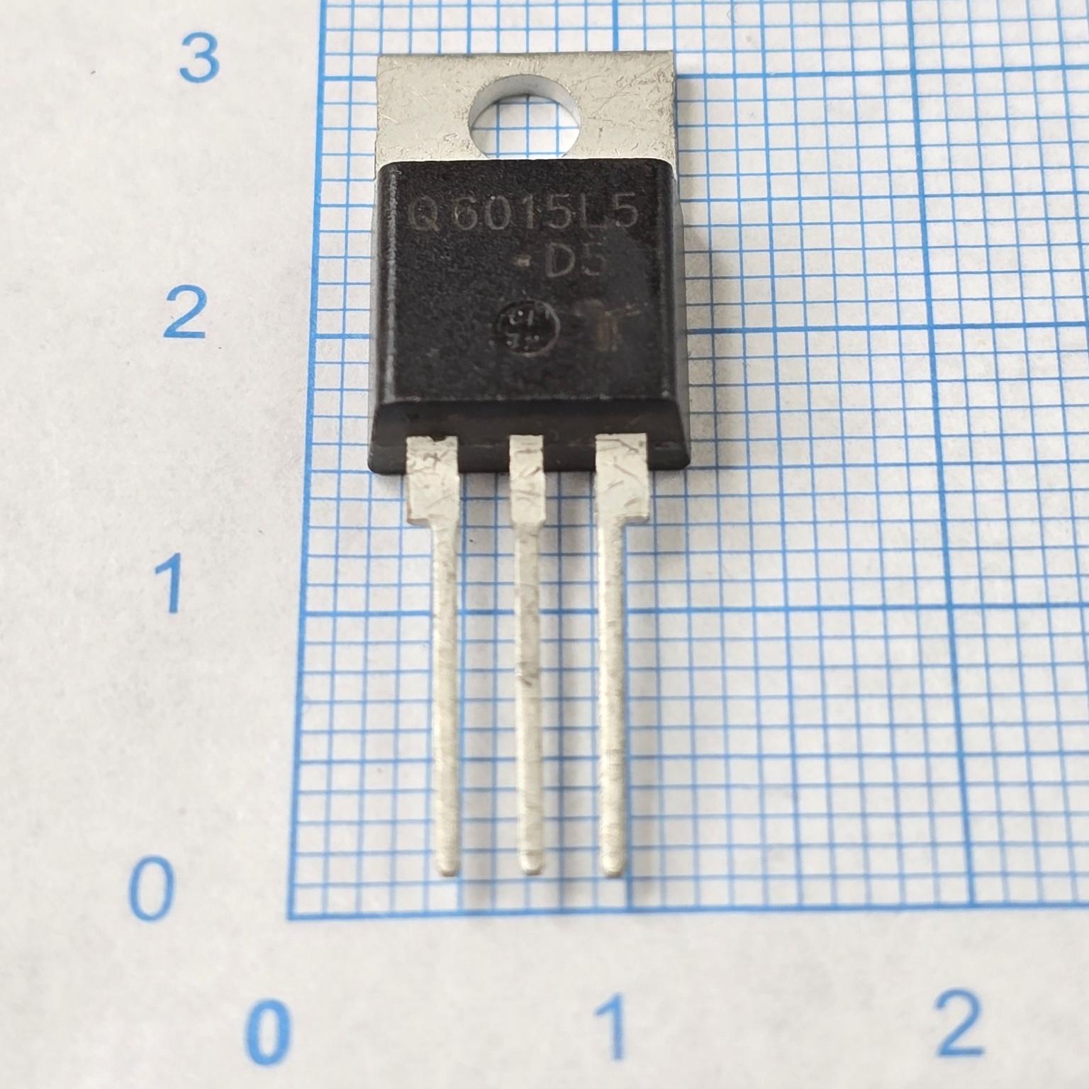 Q6015L5 TRIAC TO-220AB, ISOLATED 15.0A 600V