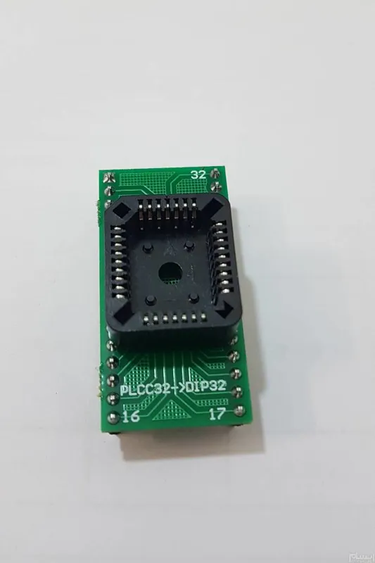 برد ماژول مبدل سوکت PLCC32 to DIP32 Adapter Tester