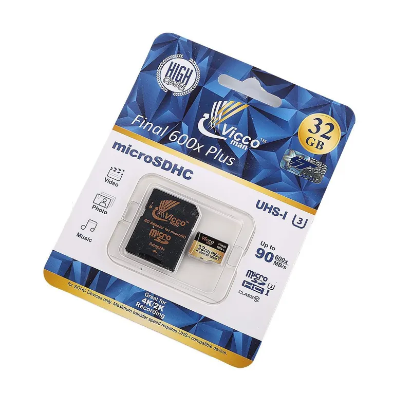کارت حافظه 32GB microSD ویکومن ViccoMan با گارانتی