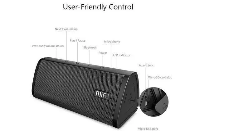 اسپیکر قابل حمل MIFA A10