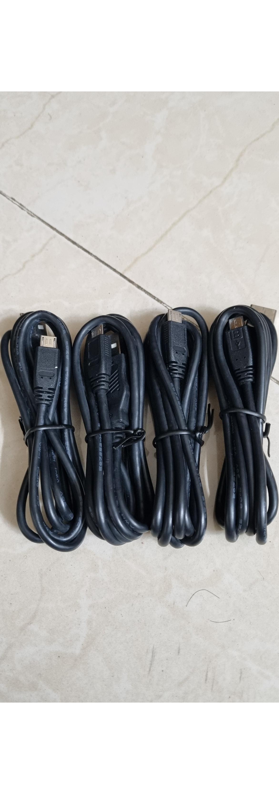 4 عدد کابل شارژ میکرو USB سونی اصل