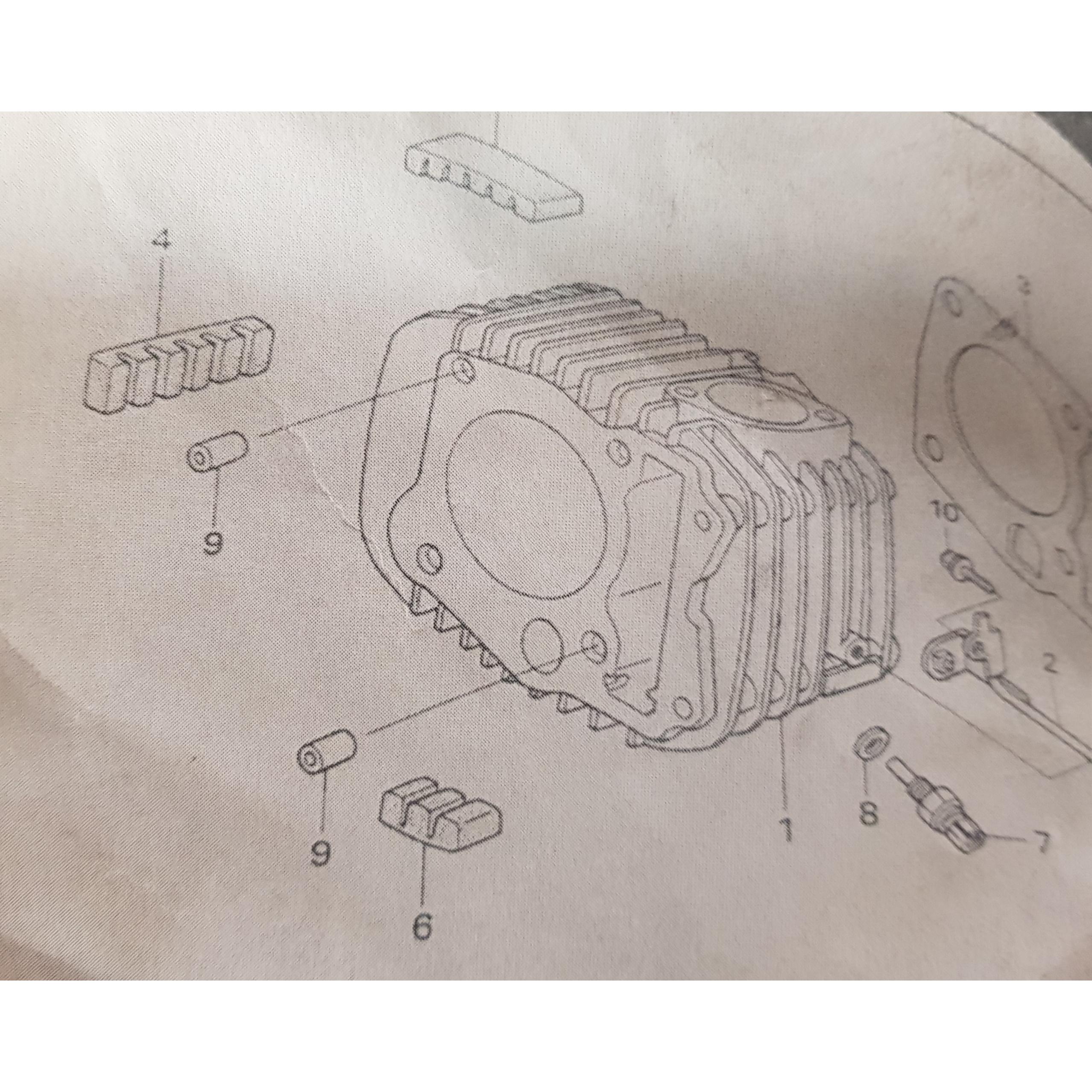 لاستیک پره سر سیلندرهونداویوwave غیر آکبند
