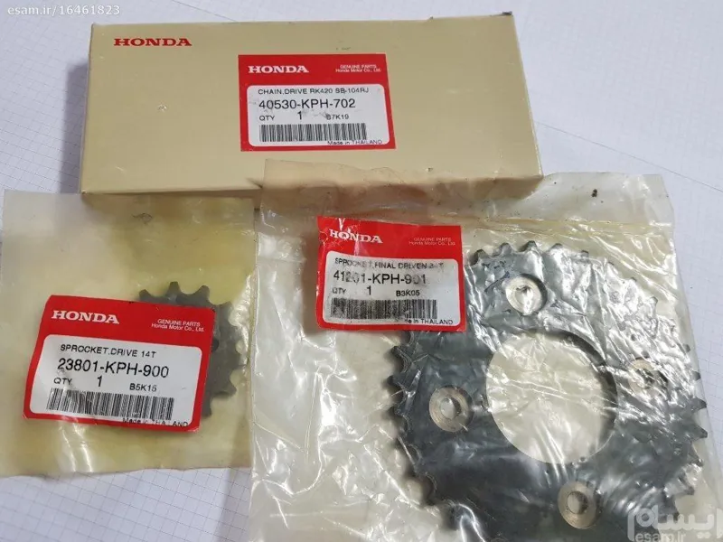 ست کامل زنجیر و دنده زنجیرهای اصلی هوندا ویو