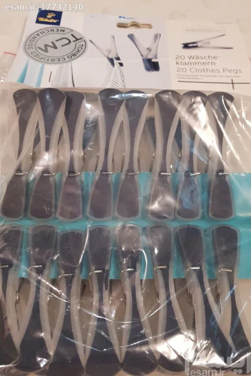 گیره بند رخت برند TCM آلمان 16 عدد