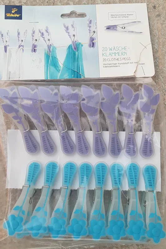 گیره رخت ولباس برند TCM تعداد 16 عدد