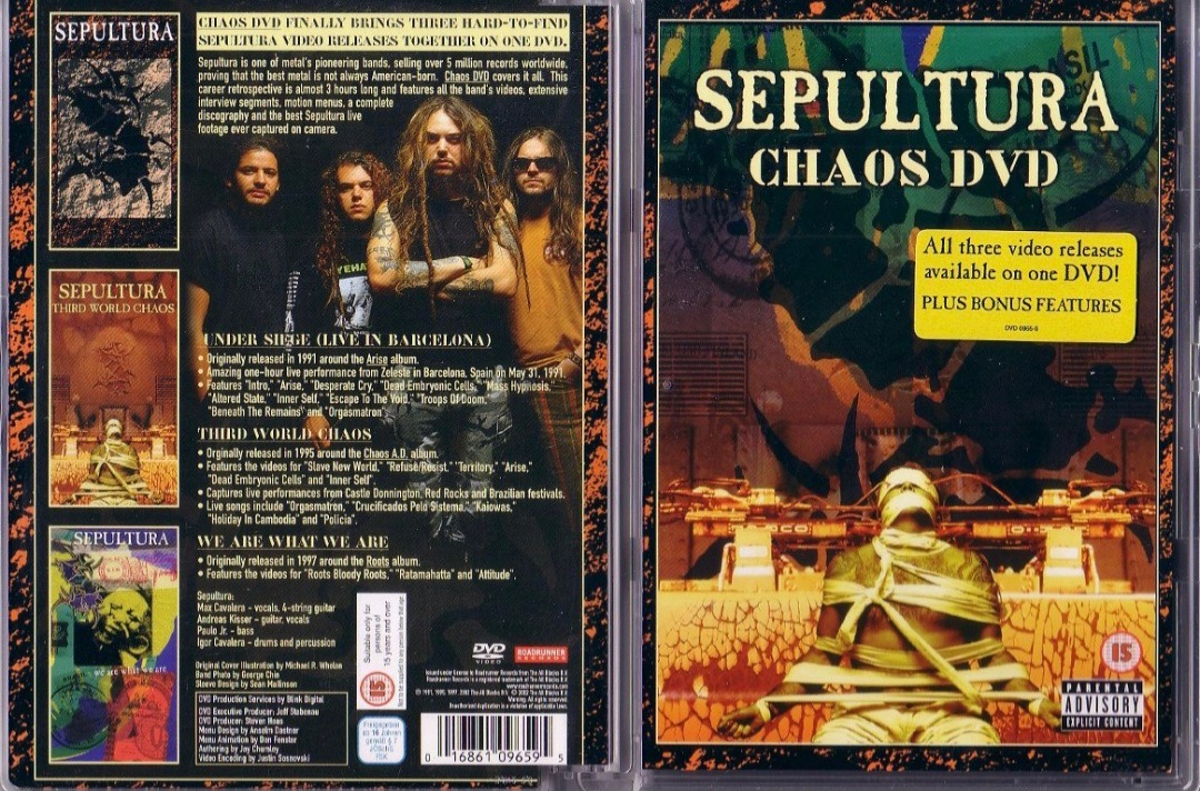 SEPULTURA  Chaos DVD