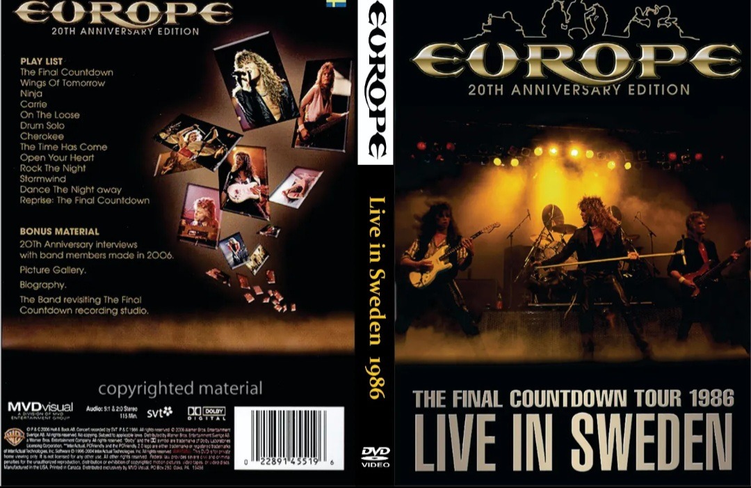 EUROPE Live 1986