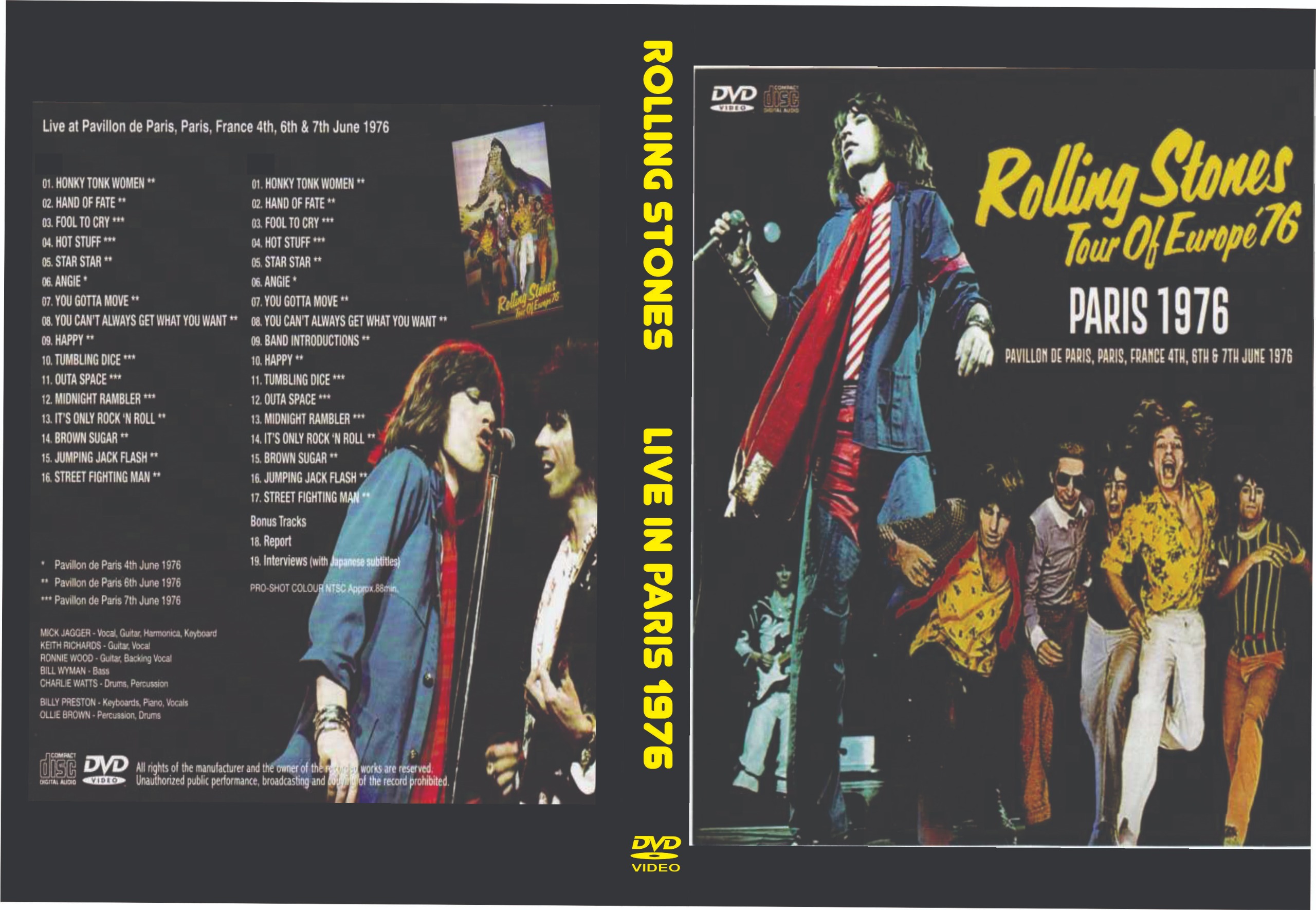 Rolling Stones Live Paris 76