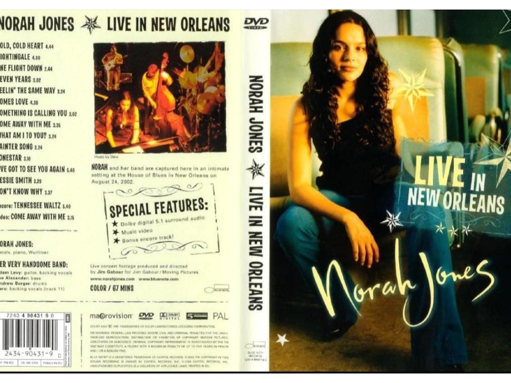 Norah Jones Live New Orleans