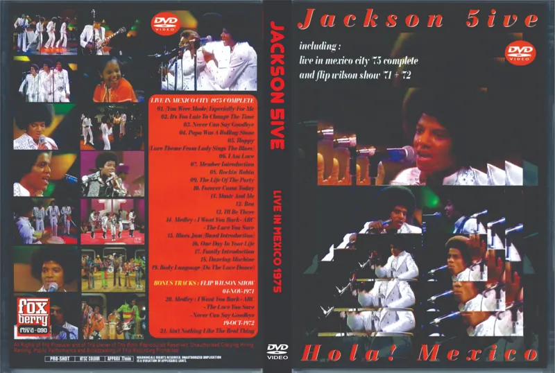 JACKSON FIVE - Live Mexico 75