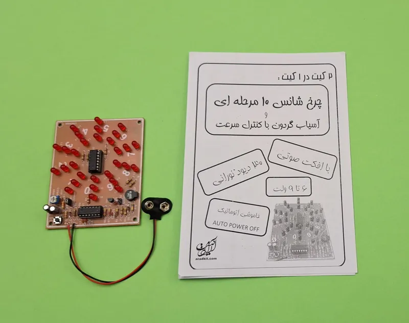 چرخ شانس آسیاب گردان در یک کیت