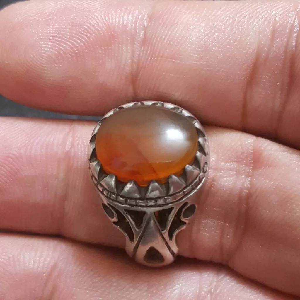 انگشتر نقره عقیق یمنی