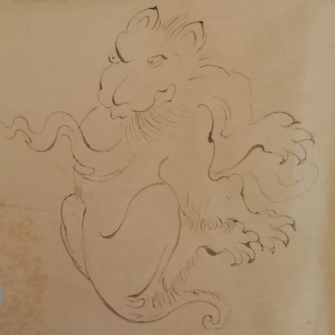 مینیاتور طراحی حیوانی اصل عتیقه