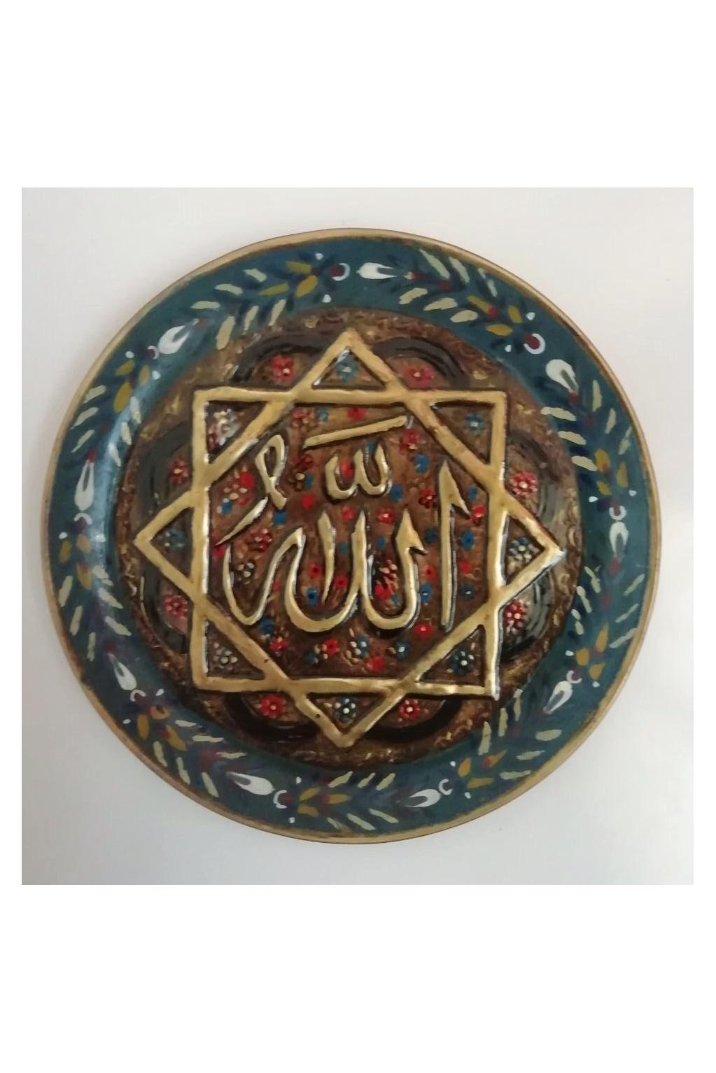 دیوارکوب مسی میناکاری پهلوی