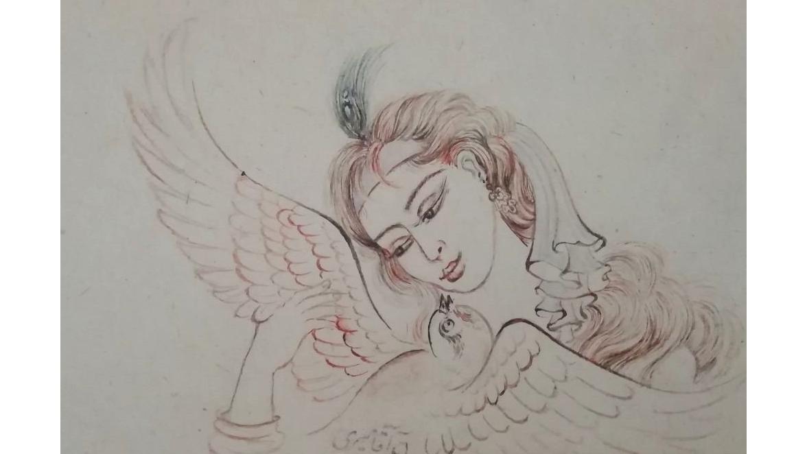 نقاشی مینیاتور استاد آقامیری