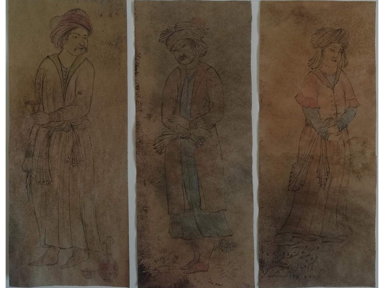 سه نقاشی رمزی پهلوی اصل