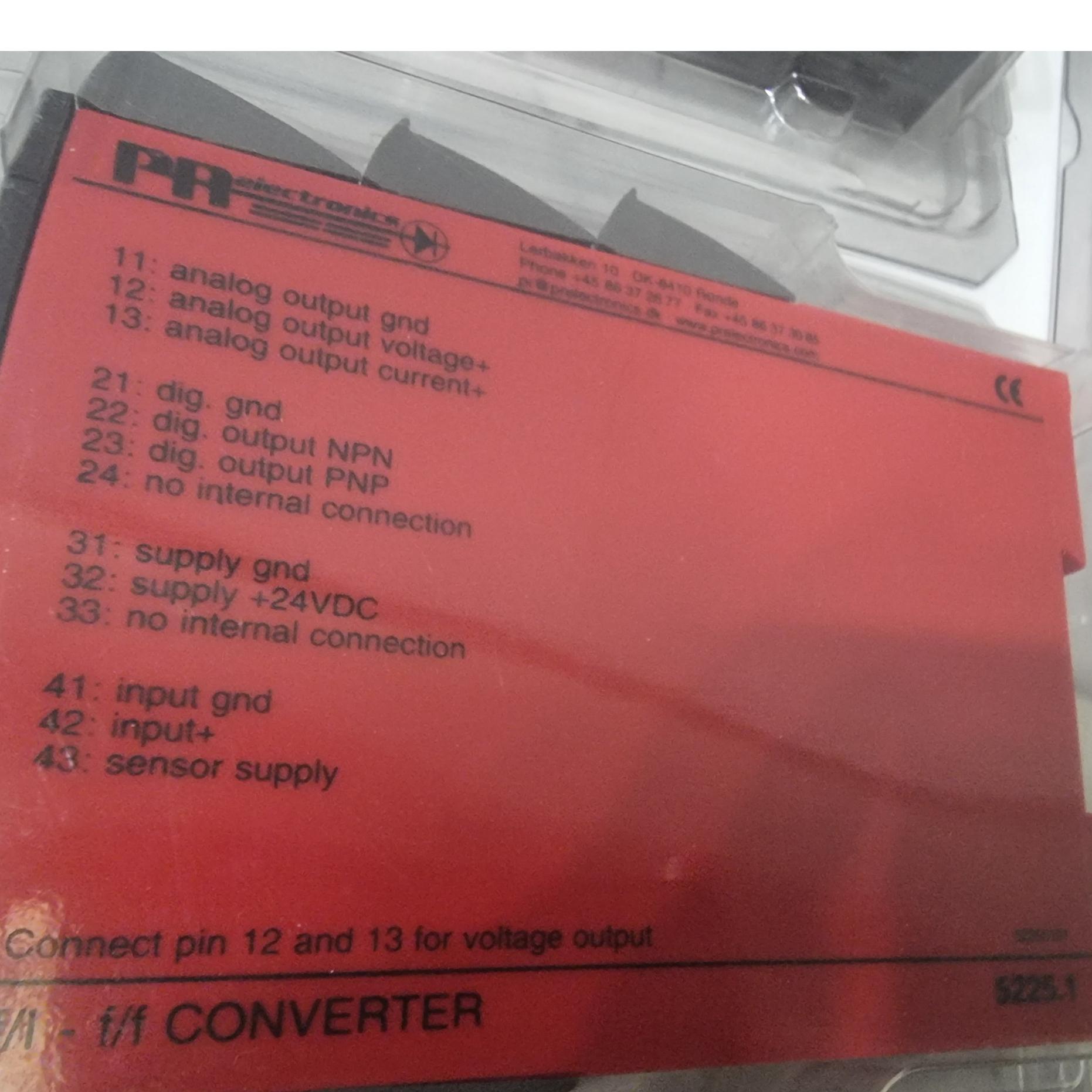 مبدل f/I و f/f قابل برنامه ریزیPR 5225-1