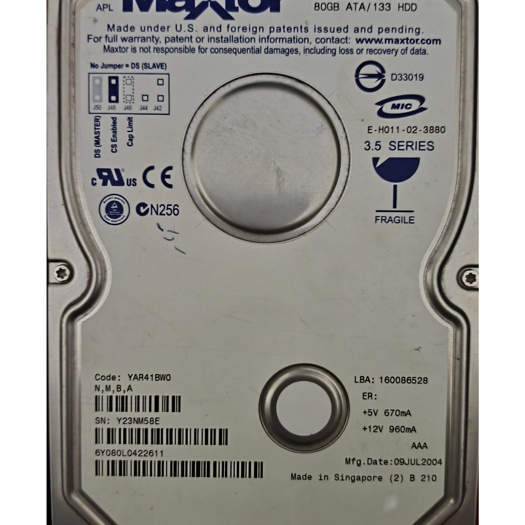 هارد maxtor hdd