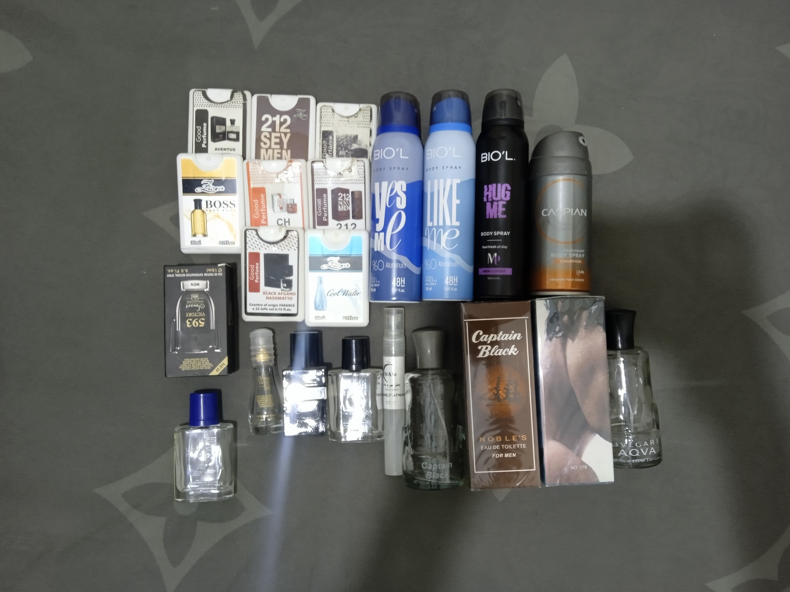 مجموعه شیشه عطر و اسپری خالی