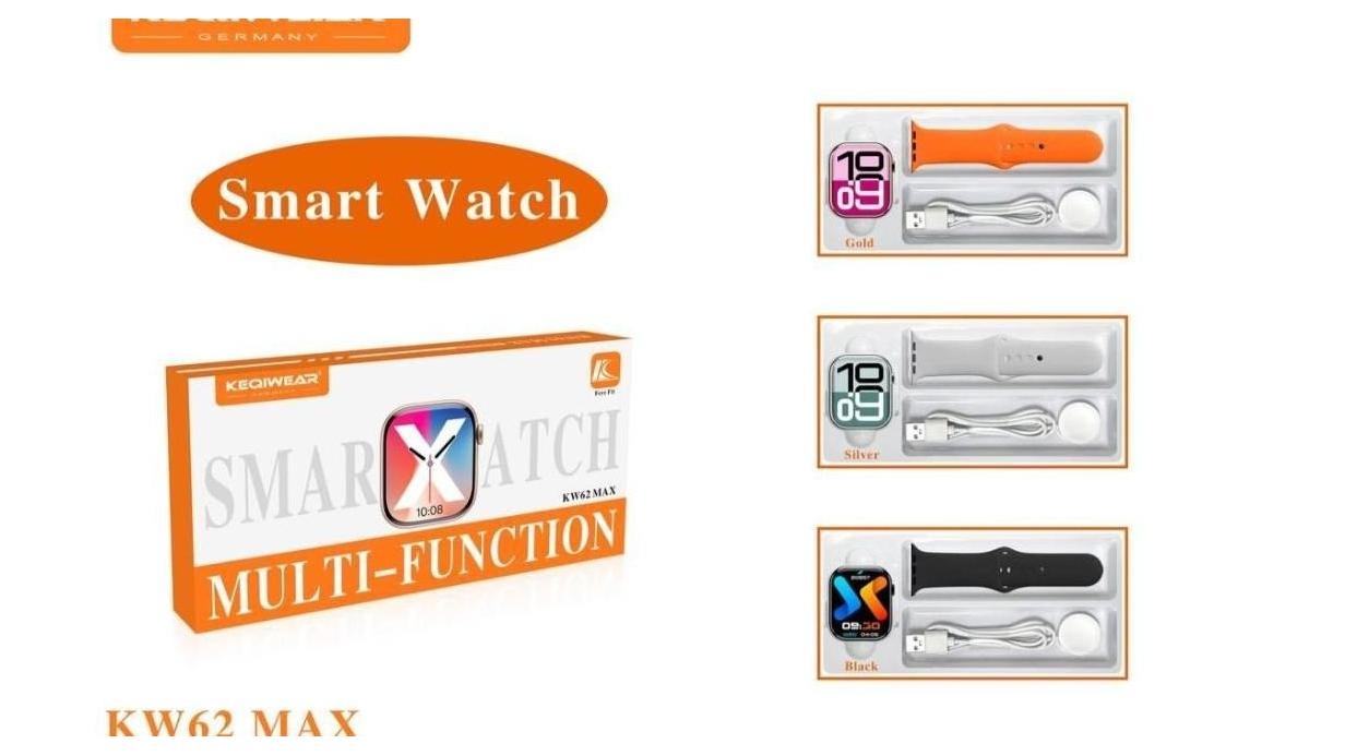 ساعت هوشمند طرح اپل واچ مدلkw62 max