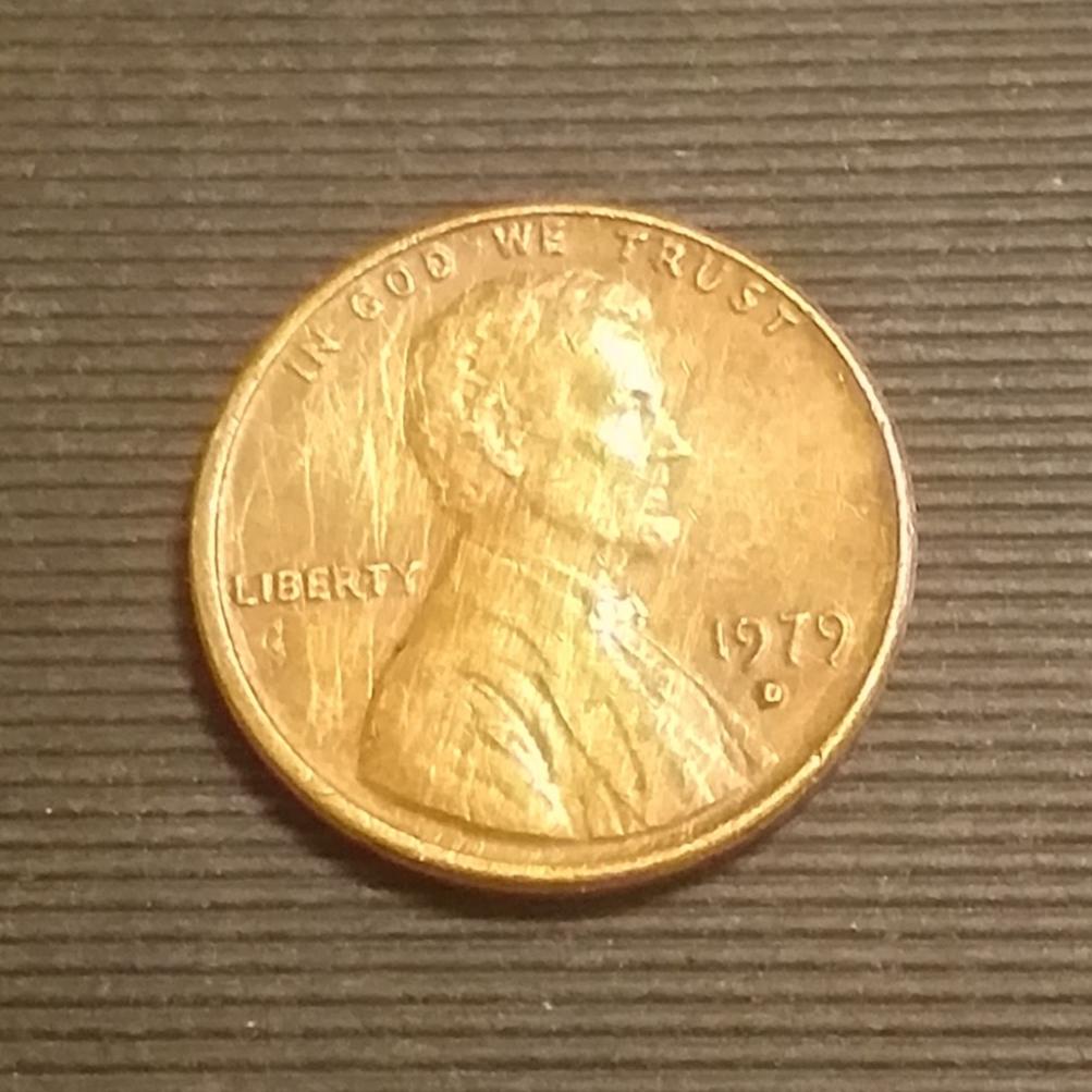 سکه قدیمی 1 سنت آمریکا 1979
