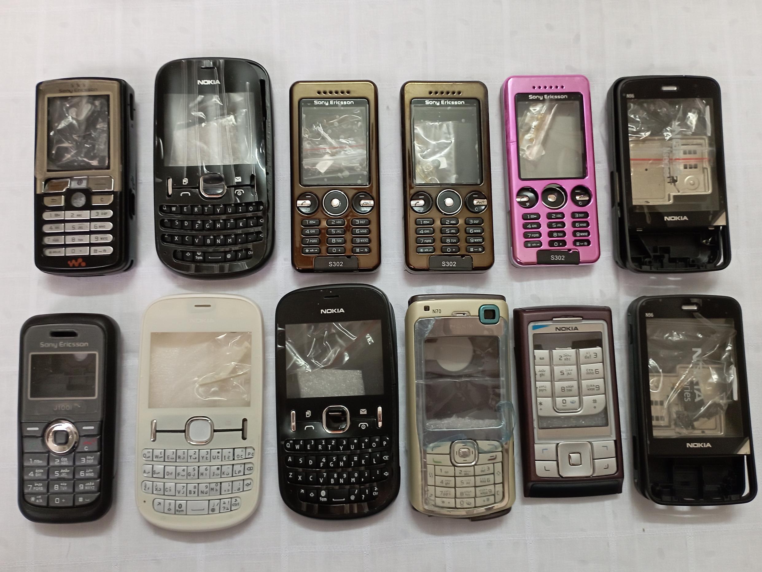 پک 12عددقاب چینی(کپی)گوشیهای قدیمی-توضیحات مهم