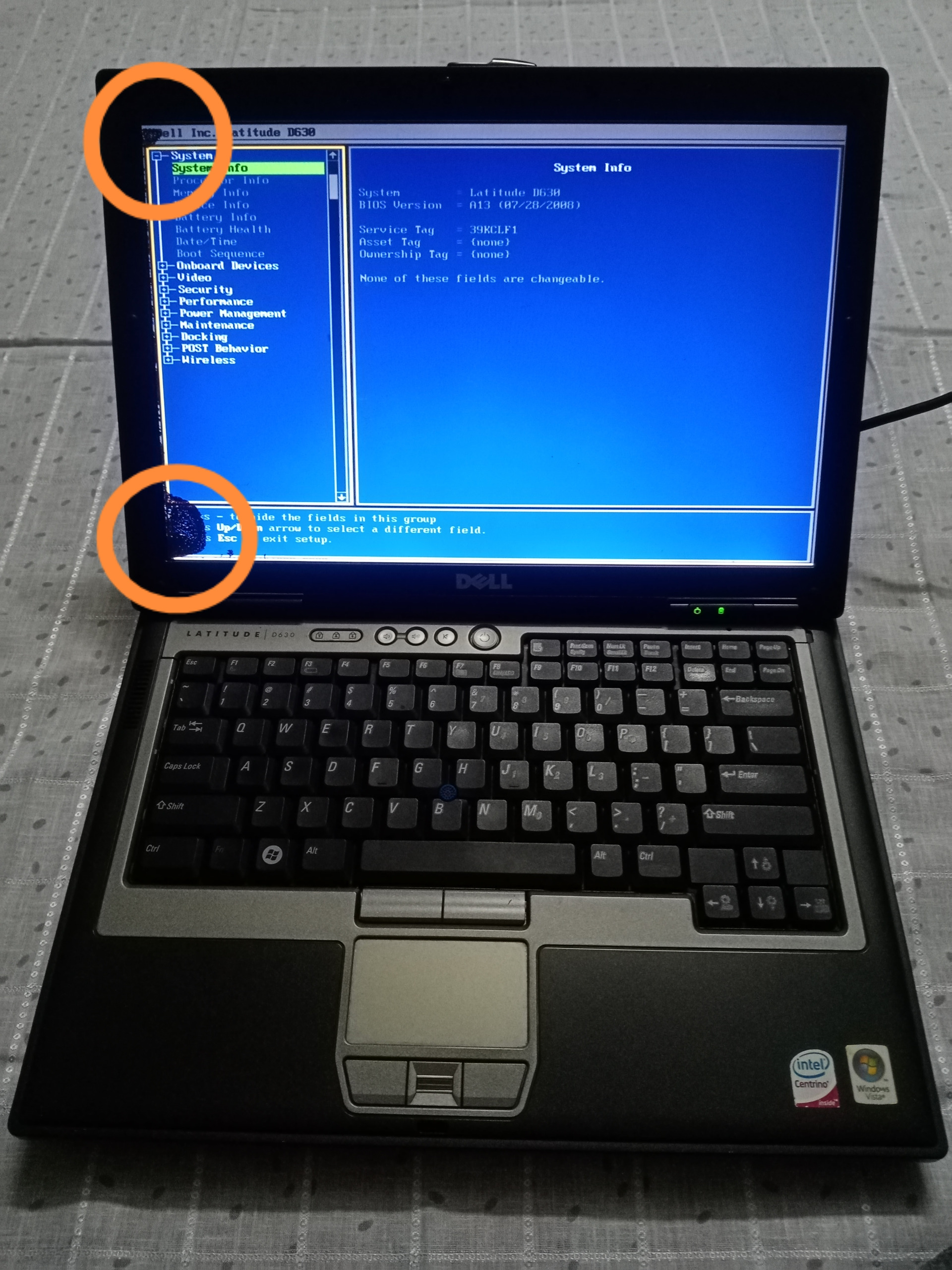 دل d630 تمیز 2Gرم وهارد160G سالم-مادربرد معیوب