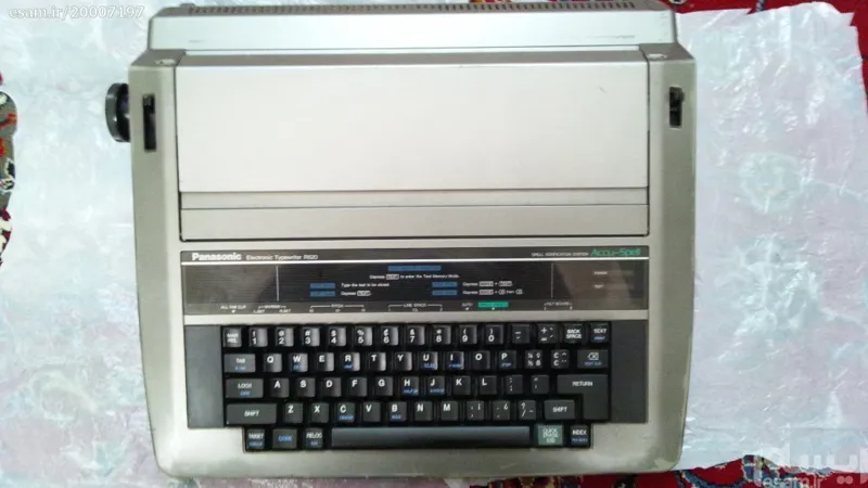 ماشین تایپ پاناسونیک ژاپنی1990-بدون ریبون-انگلیسی