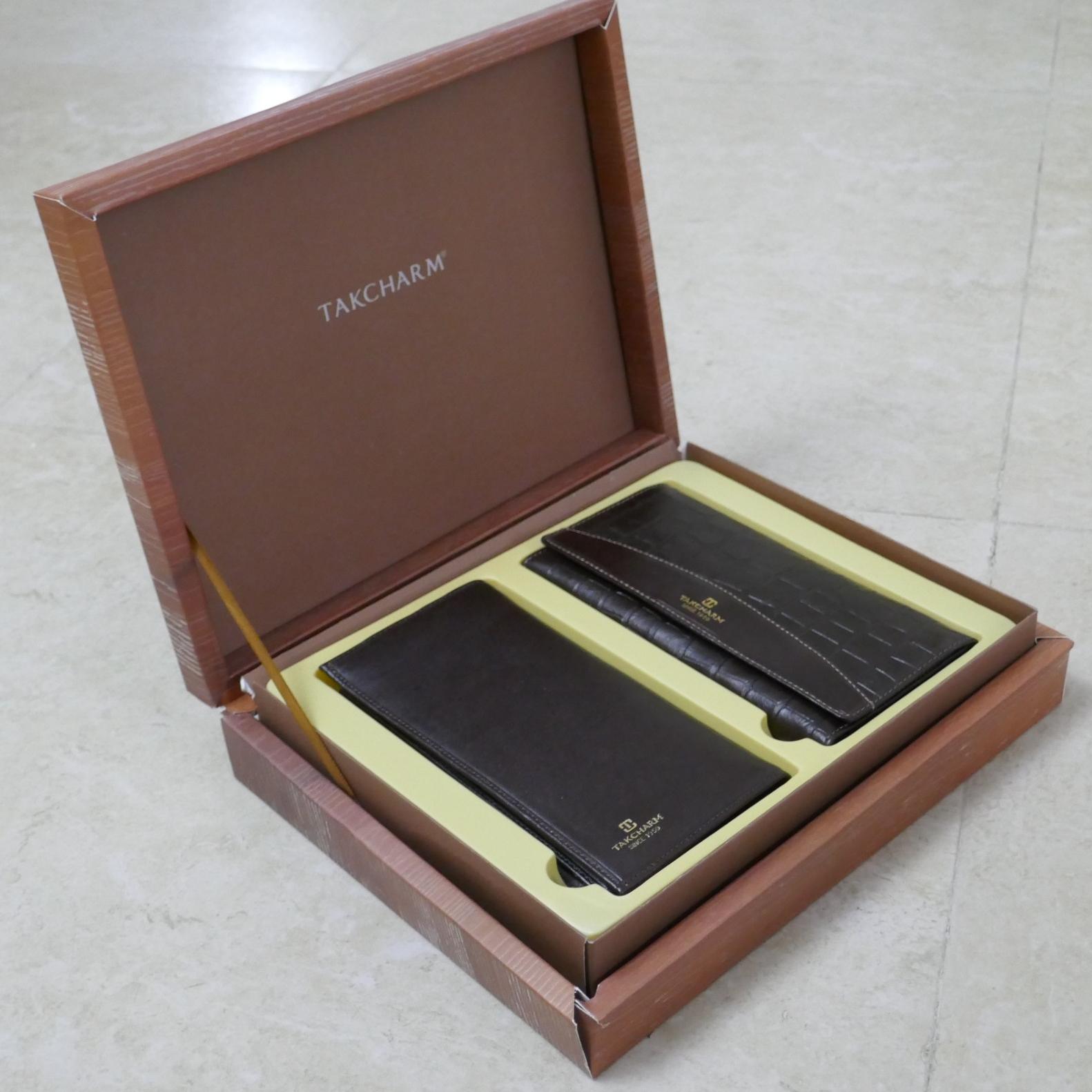 ست کیف پول چرم طبیعی تک چرم