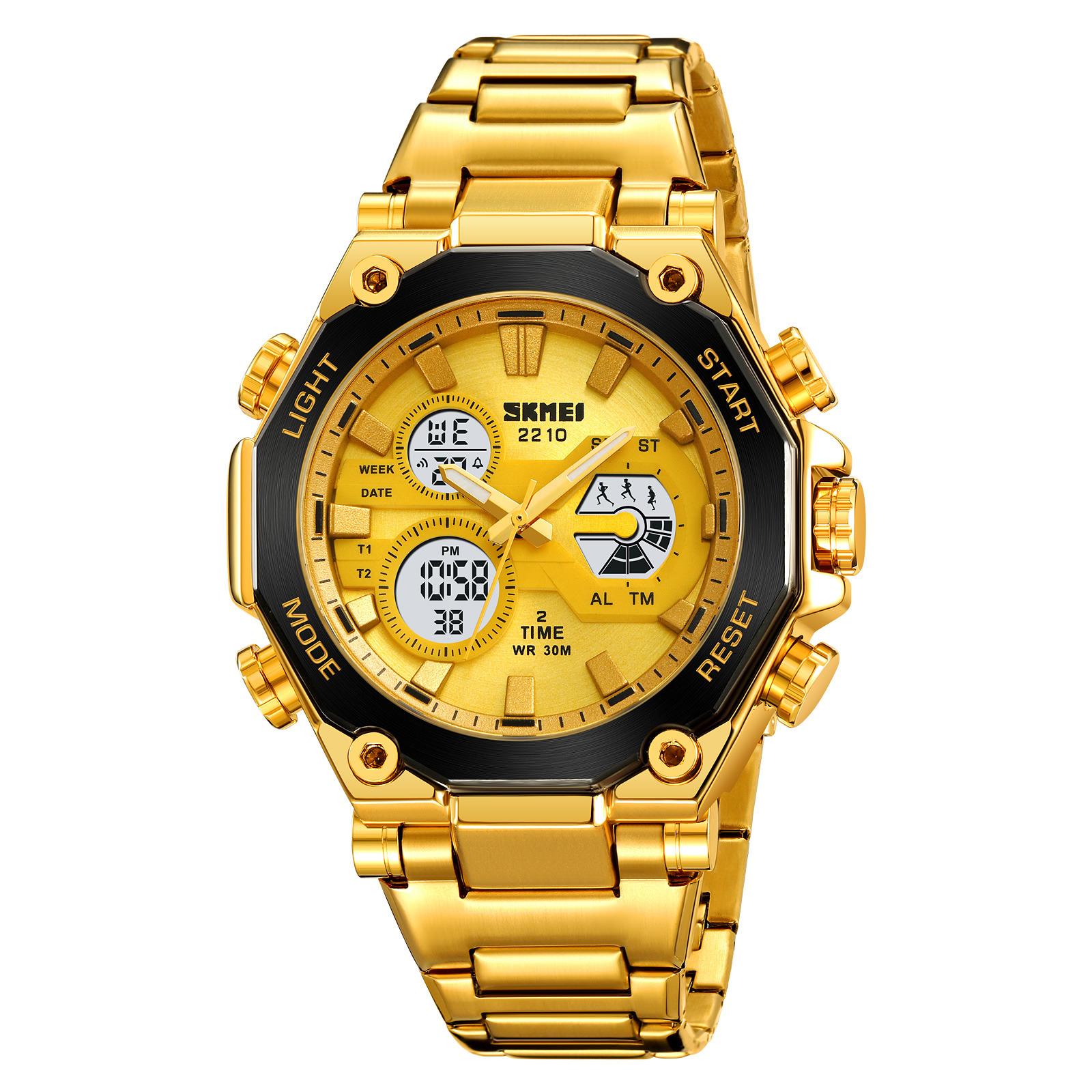 ساعت مردانه استیل دو زمانه  برند اسکمی مدل 2210