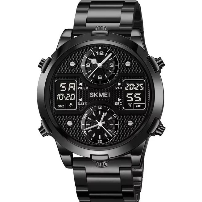 ساعت استیل مردانه سه زمانه برند اسکمی مدل 2212