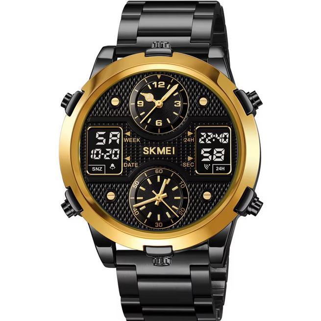 ساعت استیل مردانه سه زمانه برند اسکمی مدل 2212