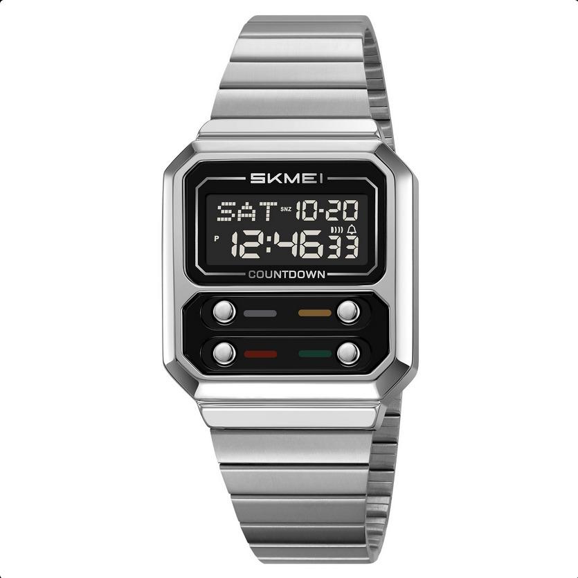 ساعت استیل مردانه دیجیتال برند اسکمی مدل 2448