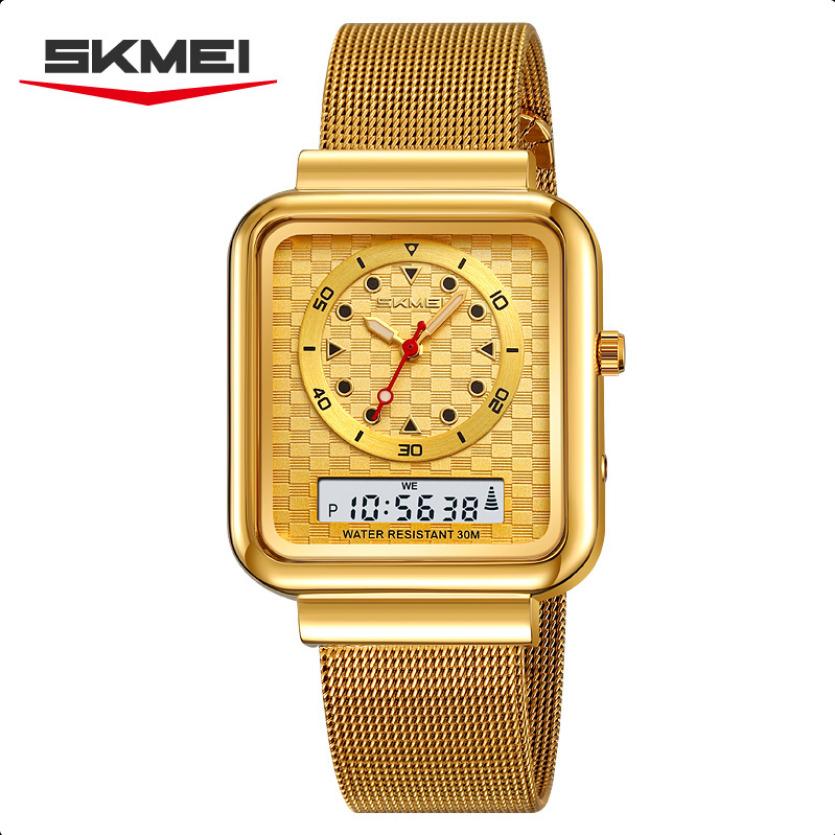 ساعت استیل مردانه زمانه برند اسکمی مدل 2466