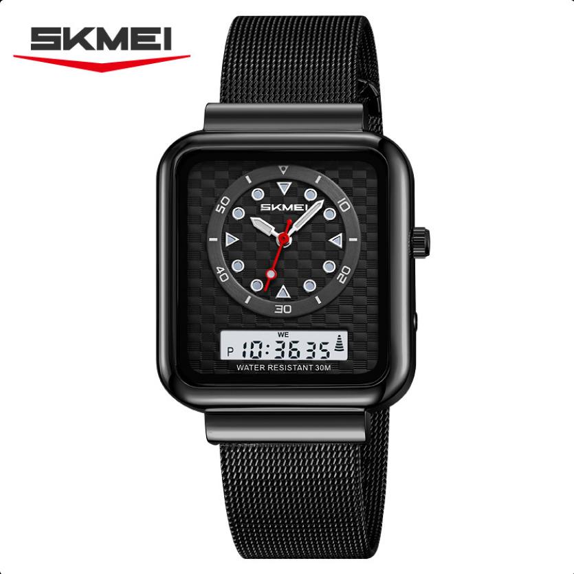 ساعت استیل مردانه زمانه برند اسکمی مدل 2466