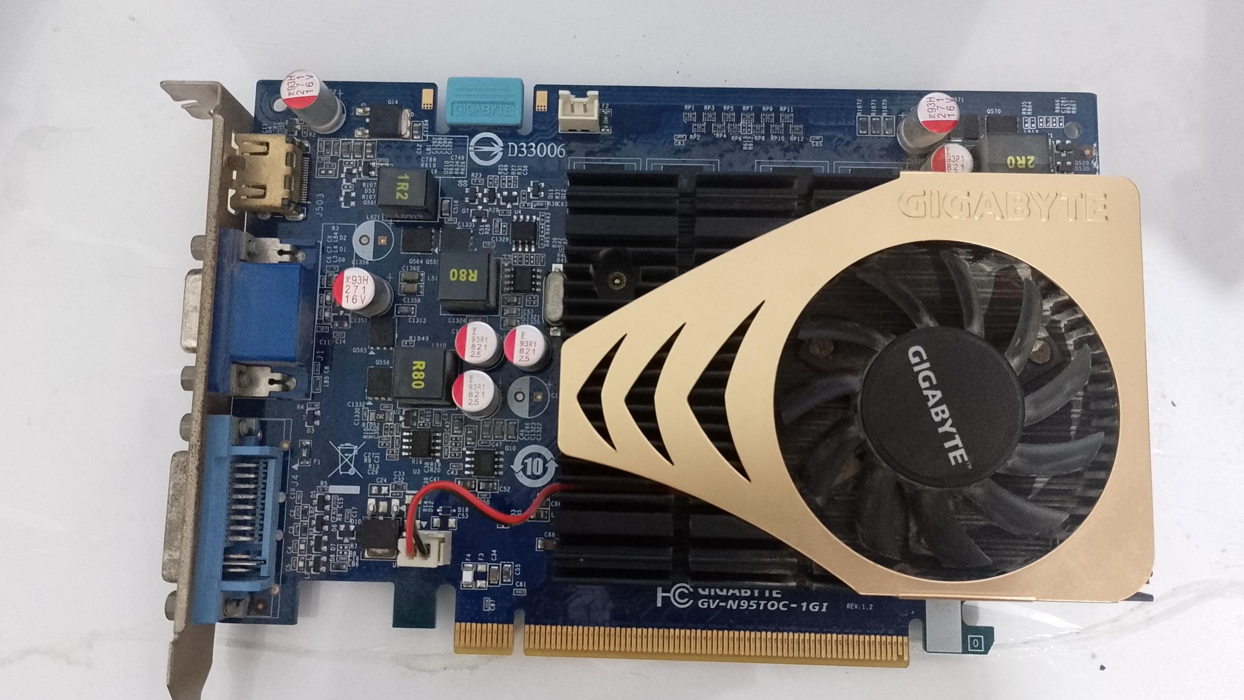 کارت گرافیک گیگابایت N9500 یک گیگابایت