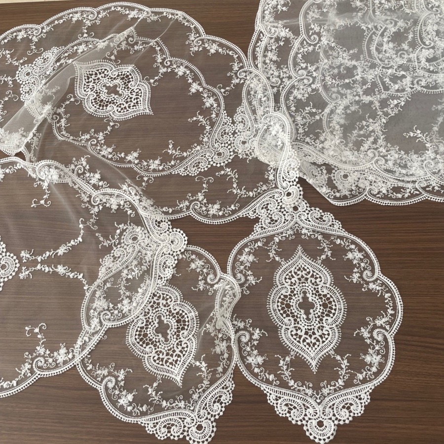 ست 5 تکه رومیزی و رانر دانتل ترک